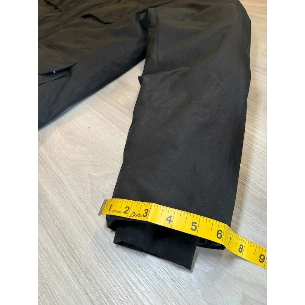 DASCRAMB Insulated Hooded Jacket Mens XL Black Utility Parka Winter Coat